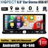 Mopect Autoradio MOPECT 6.9" Android 15 con Carplay, 4+64G, Navigazione GPS, WIFI, FM, RDS, SWC, Touchscreen, Bluetooth+DAB&AHD