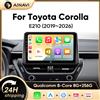 Ainavi Autoradio AINAVI per Toyota Corolla E210 2019-2026 con Carplay Wireless, Android Auto, Bluetooth, 2 Din, Multimedia, 4G, DSP, Stereo, Schermo IPS da 10 Pollici
