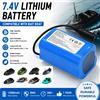 NONE Batteria di Ricambio Originale Lipo 7.4V 12000mAh Compatibile con T188 2011-5 T888 V007 H18 C18 per Barca da Pesca RC, Ricambio Ricaricabile