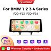 Ainavi Autoradio AINAVI da 12,3 pollici per BMW Serie 1 2 3 4 con sistema NBT F20 LHD, sistema NBT, Carplay wireless BT per BMW F30, Android Auto, schermo touch HD IPS multimediale per auto F31 F32 F33 F34