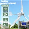 AeroVolt Generatore Eolico Off-Grid ad Alta Efficienza 6000W 4000W per Uso Domestico 12V 24V 48V 96V con Controller Ibrido, Spedizione da Magazzino Polonia UE