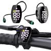 varstrom Display per E-bike VD03, Schermo LED Sottile da 1,5 Pollici per Kit Mid-Drive Bafang BBS01B/02B con Protocollo HD CAN, Display Computer E-bike Impermeabile IP67 con 0-9 Livelli per Bici Elettriche con