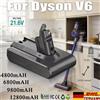 Batteria di Ricambio da 12800mAh per Dyson V6, Compatibile con Dyson DC58 DC59 DC62 SV03 SV05 SV09 Absolute, per Aspirapolvere e Utensili Elettrici Senza Fili