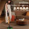 erabros Aspirapolvere Senza Fili Erabros EV7 70KPa 550W, Aspiratore Portatile, 70 Minuti di Autonomia, con Base di Ricarica, Spazzola Anti-Groviglio, Design Aromatico, Potente Aspirapolvere Senza Fili per