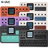 M-VAVE FM-1（SK15） Mini Sintetizzatore FM1 - 27 Tasti, MIDI a 3 Canali, Batteria 12h, Display TFT, Nero/Grigio/Viola/Arancione/Blu Navy/Verde
