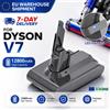 Batteria di Ricambio per Aspirapolvere Dyson V7 SV11, 21.6V 12800mAh, Batteria Ricaricabile agli Ioni di Litio Compatibile con Modello Animal Pro, Batteria per Aspirapolvere a Lunga Autonomia