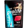 Generico PRO-LIFE Gatto Sterilised Grain Free Adult Beef | alimento umido completo per il gatto sensibile e/o sterilizzato, prodotto senza glutine, 12 bustine da 85 grammi l'una.
