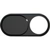 Generic Copertura per la protezione dei dati per webcam, in lega di alluminio, protezione in metallo, paraluce di aspirazione per computer (nero, taglia unica)