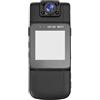 VOSAREA Videocamera da Corpo con Schermo, Lente Rotante 180°, Nero ABS | Risoluzione 2304×1296p, Angolo 170°, Batteria 1000 Mah, Clip Posteriore per Sicurezza e Lavoro