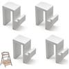 BlitzPro Adattatore per Hauck Alpha Plus e Beta Plus Seggiolone Bambino - Supporto Portaoggetti per IKEA Trofast Contenitore, Accessorio Adatto per Bebè Giochi,Installazione Facile, senza Forare (4 Pezzi)
