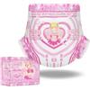 LittleForBig Pannolino adulto stampato con retro in tessuto 10 pezzi - Allenamento bambino (L)