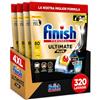 Finish Ultimate PLUS Pastiglie Lavastoviglie al Limone (320 capsule)