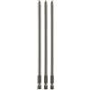 Einhell - Set di 3 punte per cartongesso (accessori per avvitatore a secco, 3 pezzi, lunghezza 165 mm, particolarmente adatto per rivista)