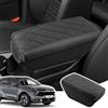 LANGBEAN Copribracciolo per Kia Sportage HEV/MHEV/PHEV 2022-2025 | Cambio Elettronica/Automatico, Copertura per Bracciolo, Materiale Pelle PU Ispessita, Accessori Alzare il Bracciolo di 3,5CM