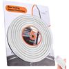 KUOGAS Protezione Portiera Auto 5/10 m, Paracolpi Portiere Auto Nero/Bianco - Guarnizioni per Bordi Lamiera a Forma di U, Proteggi Portiera Anticollisione, Per Portiere, Bagagliaio, Cofano