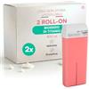 Eurocali Ricarica Ceretta Rullo al Biossido di Titanio, Cera Depilatoria Roll On Professionale, Compatibilità Universale, Liposolubile Delicata e Protettiva, Per Tutti i Tipi di Pelle - 2 Cartucce da 100ml