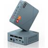 BOSGAME E2 Air Mini PC AMD Ryzen 5 3501U, 8GB DDR4 RAM 256GB SSD | 4K Dual HDMI, Type-C, LAN, Wi-Fi 5, BT 5.0, Computer desktop pc per ufficio/domestico/casa