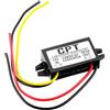 Ulable Convertitore DC DC 12V a 5V 3A 15W Regolatore di Tensione Riduttore di Tensione Step Down per Auto Camion Moto GPS Dash Cam Illuminazione LED