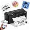 TATTMUSE Stampante termica Bluetooth da 4 x 6 pollici - Stampante per etichette di spedizione compatibile con DHL, Amazon, FedEx, Shopify, Etsy e Royal Mail. Ideale per codici a barre, etichette