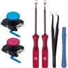 Wigearss 3D Sostituzione Joystick Analogico, Analog Stick e Kit di Strumenti di Riparazione per Nintendo Switch/Switch OLED Joy-con Controller/Switch Lite Controller