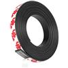 Flintronic 5M Rotolo di Nastro Magnetico, 1cm*1.5mm | Nastro Magnetico Autoadesivo 3M, Striscia Calamitata, Per Tende, Zanzariere, Foto, Poster, Magneti Frigorifero Uso Domestico