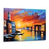 emmena - Quadro Dipinto Tramonto Venezia III - 40x30 cm