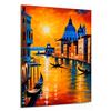 emmena - Quadro Dipinto Tramonto Venezia I - 20x25 cm