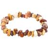 Generico Bracciale elastico Energetico con Pietre chip Naturali Protezione, Equilibrio e Armonia Spirituale - chip in Cristalli Naturali, Amuleto Unisex