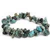 Generico Bracciale elastico Energetico con Pietre chip Naturali Protezione, Equilibrio e Armonia Spirituale - chip in Cristalli Naturali, Amuleto Unisex