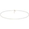 GD GOOD.designs Cintura - catena regolabile con piccole perle Dots (78-93 cm) con placcatura in oro 18K I Catena corporea impermeabile per donne I Catena corporea ipoallergenica