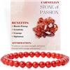 Bivei signora braccialetto perline 6mm semiprezioso cristallo naturale elastico elastico cristallo accessori regalo di yoga