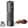 CERA+ CERA + Macina Caffe Elettrico Con Custodia Per Il Trasporto, Piccolo Macinacaffè Professionale Per Caffè Espresso Per Casa, Viaggio