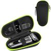 AOGOE Custodia da Viaggio per Rasoio Elettrico Braun Serie 3, Serie 5, Serie 6, Serie 7, Serie 8, Serie 9, Portatile Case per Rasoio Elettrico, Borsa Rigida in EVA da Viaggio, Verde