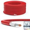 RedStar24 Cavo Solare Premium 6mm² Rosso - 10m - Resistente ai UV, Fotovoltaico, per Pannello Solare, Inverter, Regolatore - Alta Performance, Durevole