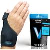 VITTO Tutore Pollice Destro o Sinistro - Tutore per Rizoartrosi e Tendinite | Tutore Polso Pollice per Rizoartrosi e Tendinite - Supporto per Sindrome di De Quervain, Pollice Destro o Sinistro