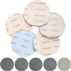 Zhushishunyi 25 Pz Dischi Abrasivi 120mm, Dischi di Carta Abrasiva a Umido/Secco Grana 10001500/2000/3000/5000, Disco Abrasivo per Smerigliatrice lucidatura metallo e legno