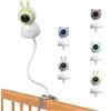 YESIMOM Supporto per Baby Monitor Flessibile, 52 cm con Attacco a Vite 1/4" | Compatibile con YESIMOM 8SM, 8TM e 8TM-Gray; morsetto senza fori per culla e lettino; telecamere con attacco standard 1/4"