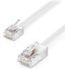deleyCON 2m Cavo Telefonico RJ11 a RJ45 Modulare Cavo Piatto Connettore RJ11 a Connettore RJ45 Presa Telefono Modem Router FAX ISDN DSL VDSL Internet Bianco