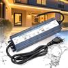 BRIMETI Trasformatore LED 220V 12V 400W Esterno Impermeabile IP67 Adattatore Alimentatore con Spina LED Driver AC 220V a DC 12V 33.3A Transformer Interruttore Tensione Trasformatori per Striscia