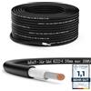 RedStar24 Cavo Solare Premium 6mm² Nero - 10m - Resistente ai UV, Fotovoltaico, per Pannello Solare, Inverter, Regolatore - Alta Performance, Durevole