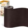 POSGUO Toppe Adesive in Velluto per Tessuti Riparazione 10x200 cm Marrone scuro | Kit Tessuto Adesivo in Velluto per Riparazione per Divano, Cuscino, Scatola di Gioielli, Cassetto, Abitacolo, Forte Adesione