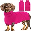Queenmore Maglioncino Cane Taglia Piccola - Morbido e Caldo | Cappotto Per Cani, Chihuahua, Yorkies E Gatti | Vestiti Per Cani Invernali, Rosa, S