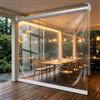 pingping1991 50x140cm Tende a Rullo Trasparenti in PVC per Esterni,Protezione Laterale | Tenda Esterna Antipioggia Rullo a catenella Tapparella Avvolgibile Trasparente antivento Cortina per Giardino Balcone gazebo