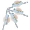 WEKADRIN Kit di riparazione per ombrellone da patio, ruote scorrevoli e pulegge per ombrellone, ricambi ad alta compatibilità, per strutture da giardino e terrazza, confezione da 4