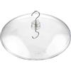 iBorn Baffles per mangiatoie per uccelli, 33 cm, copertura per mangiatoia per uccelli, protezione completa per mangiatoie per esterni, PC a prova di masticazione, confezione da 1, trasparente