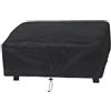EffiFish Copertura per barbecue in tessuto Oxford 420D, resistente, impermeabile, per griglia a plancha, resistente ai raggi UV, antivento, antipolvere, 55 x 55 x 27 cm (55 x 55 x 27 cm)