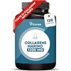 Vitavea Collagene Marino - 1200mg - Tipo I&III - HM Brevettato - Trattamento 1 Mese | Supporta Elasticità e Idratazione Della Pelle - Aiuta Capelli e Unghie - Azione Anti-Età - 120 Capsule - Vitavea