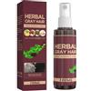 Generisch Herbal Essence Spray per capelli, Herbal Essence Spray per invertire i capelli grigi, balsamo per la colorazione dei capelli naturali e l'inversione dei capelli grigi, 100 ml Herbal Hair Coloring