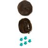 FFWTPY 2 Pezzi Coda Capelli Extension con Clip Chignon Capelli Finti Clip Facile Acconciatura Raccolto Rapido Estensioni Naturali Accessori Eleganti per Donne Ragazze