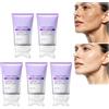 cguutei Crema viso rassodante al retinolo e collagene con massaggiatore Gua Sha integrato, crema idratante anti-età, crema rassodante e antirughe ad azione istantanea, trattamento quotidiano (5PCS)